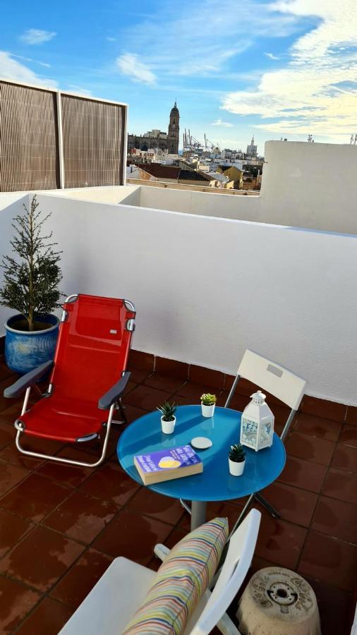 Penthouse With Solarium In The Center Of Malaga-Atico Con Solarium En El Centro De Malaga Apartment Exterior foto